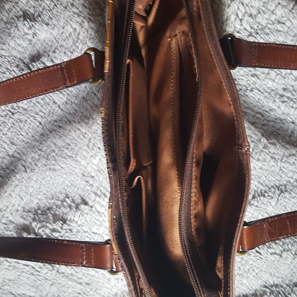 FOSSIL patchwork handbag - Picture 5 of 6